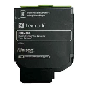 Original Lexmark CX510de Schwarz Toner 80C2XKE/802XKE - Bild 1 von 1