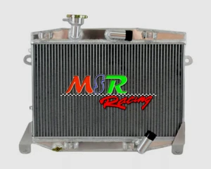2 Row Aluminum Radiator For 1963-1969 Alfa Romeo Spider 1300 1600 Roundtail - Picture 1 of 4