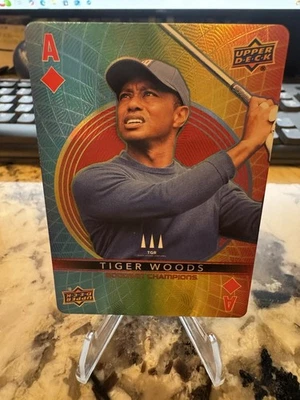 2022 Upper Deck Goodwin Champions - Cartas de juego Tiger Woods #ACE-DIAMOND Foto 1 de 2