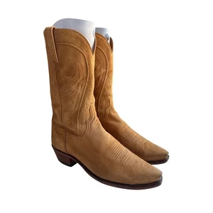 Botas de Vaquero Lucchese 1883 Gamuza Tostada Cuero Occidental para Hombre 10.5 - Imagen 1 de 9
