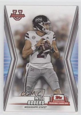 2023 Topps International Trading Card Day Football Base Will Rogers #NTCD-BF13 - Image 1 of 2