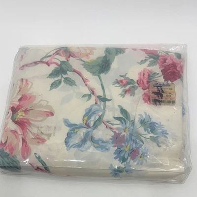 Ralph Lauren Home Lorraine 花卉 白色 粉红色 全套床单。全新带标签 — 第 1/3 张图片