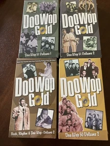 Time Life ~ Doo Wop Gold VHS ~ New Sealed Lot Set of 4 ~ See Photos for Details - Picture 1 of 9