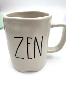 Zen Rae Dunn Coffee Mug Meditation Japanese School Of Mahayana Buddhism Wisdom - Picture 1 of 4