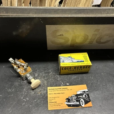 1936 1938 1940 1948 1950 1951 1952 1953 1954 CHEVROLET HEADLIGHT SWITCH - Image 1 of 4