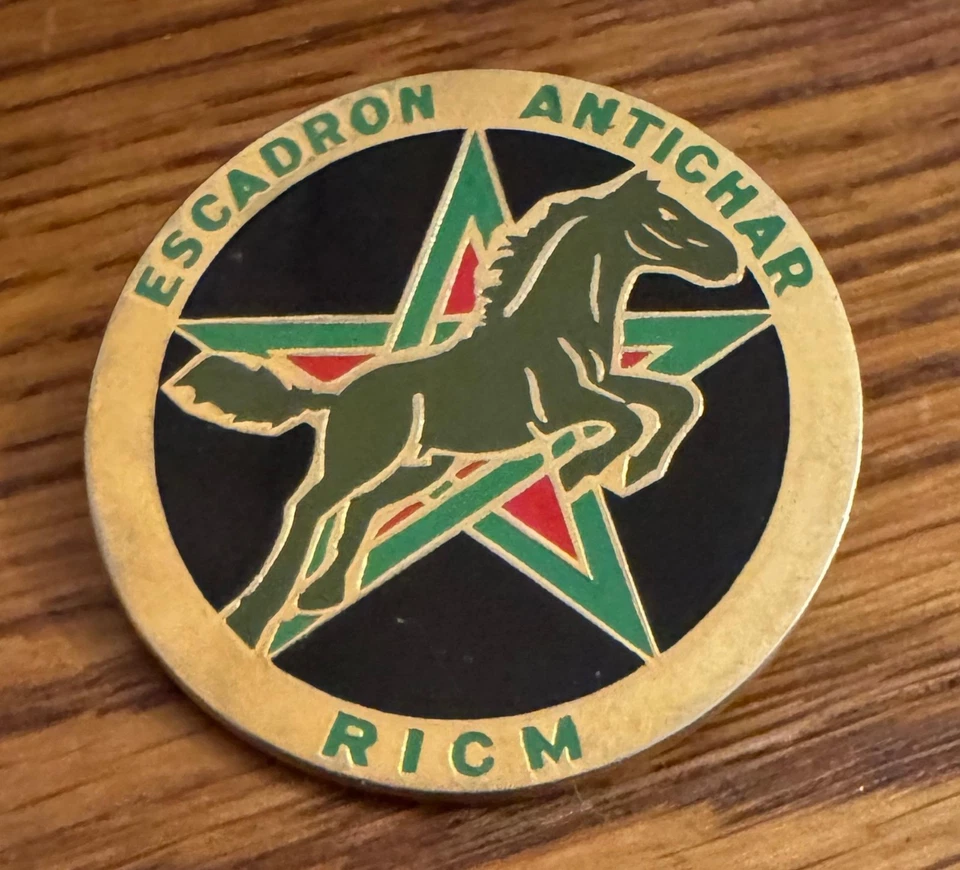 Insigne COLO du RICM Ancien insigne 4ème Escadron Anti-Chars Fab. FIA Lyon. - Photo 1/2