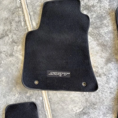 2011 - 2023 DODGE CHALLENGER SRT8 OEM FRONT AND REAR CARPET LINER FLOOR MATS - Image 1 of 4