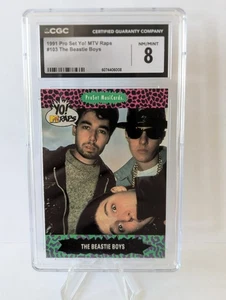 THE BEASTIE BOYS Yo MTV Raps 1991 ProSet MusiCards Trading Card #103 GRADED 8 - Picture 1 of 2