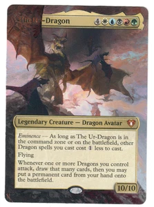 The Ur-Dragon Altered Full Art MTG Dragon Legendary Commander EDH Elder Creature - Picture 1 of 1