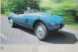 Original CC 1995 extracted mag article: 1954 ARNOLT-BRISTOL, Bertone-bodied - Imagen 1 de 2