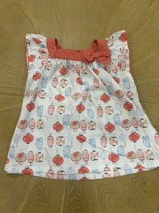 Gymboree 12-18 Monate Baby Kleid Koralle Chinesische Laternen Sommerkleid - Bild 1 von 4