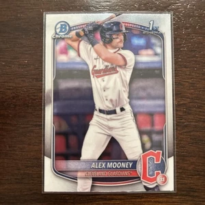 Bowman Chrome 1st Bowman Alex Mooney 2025 #BCP-149 NOVATO Cleveland Guardians - Imagen 1 de 2