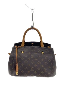 Bolso de Mano LOUIS VUITTON Monograma Lona Montaigne M41055 Marrón PVC Cuero Mujer - Imagen 1 de 7
