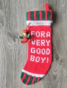 Vintage Kurt S Adler Weihnachtsstrumpf für einen guten Jungen Holzpuppe 1984 - Bild 1 von 8