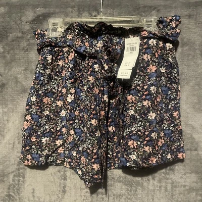Pantalones Cortos XS Hollister Estampado Floral Extra Pequeños Nuevos Con Etiquetas Foto 1 de 4