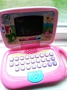 Leapfrog Clic the ABC 123 Laptop Pink for Preschoolers Age 3+ USED SOLD AS SHOWN - Picture 1 of 1