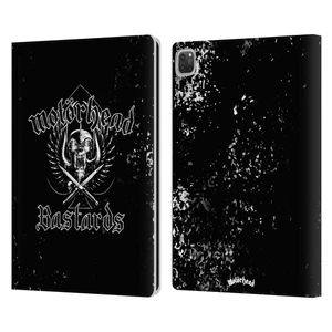OFFICIAL MOTORHEAD ALBUM COVERS LEATHER BOOK CASE FOR APPLE iPAD - Picture 1 of 19