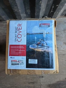 Yamaha Mooring Cover, MAR-190TR-BK-19, Black, 19 ft (Deluxe Premium Tower Cover) - Picture 1 of 2