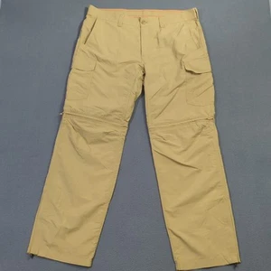 Pantalones Eddie Bauer Travex Para Hombre 38x34 Tostado Exploration II Convertible Carga - Imagen 1 de 15