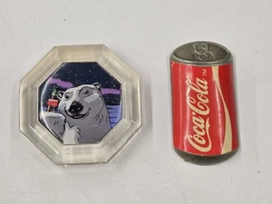 Vintage Lot Of Two Multicolored Refrigerator Magnets Advertising Coca-Cola - Picture 1 of 13