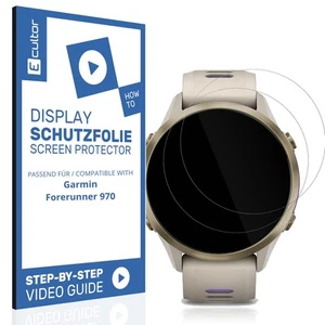 2x Pellicola protettiva 3D per Garmin Forerunner 970 Flessibile Proteggi - Zdjęcie 1 z 6