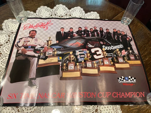 Dale Earnhardt Six-Time Winston Cup Champion Poster GM goodwrench racing team 93 Cover