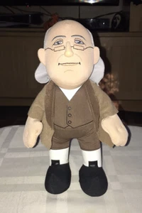 Figuras históricas de peluche Bleacher Creatures Benjamin Ben Franklin peluche 10" raro - Imagen 1 de 10