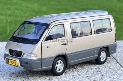 1:24 for FLOZ for Mercedes for Benz for MB100 Huizhong Business Vehicle gold - Image 1 of 4