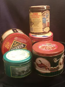 LOT OF COLLECTORS TINS-RITZ,MR COFFEE, QUAKER OATS,NESTLE & GOLDEN KERNAL - Picture 1 of 9