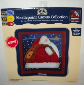 DMC Needlepoint Canvas Collection Christmas STAR GAZER Santa NC031 No Thread NEW - Picture 1 of 4
