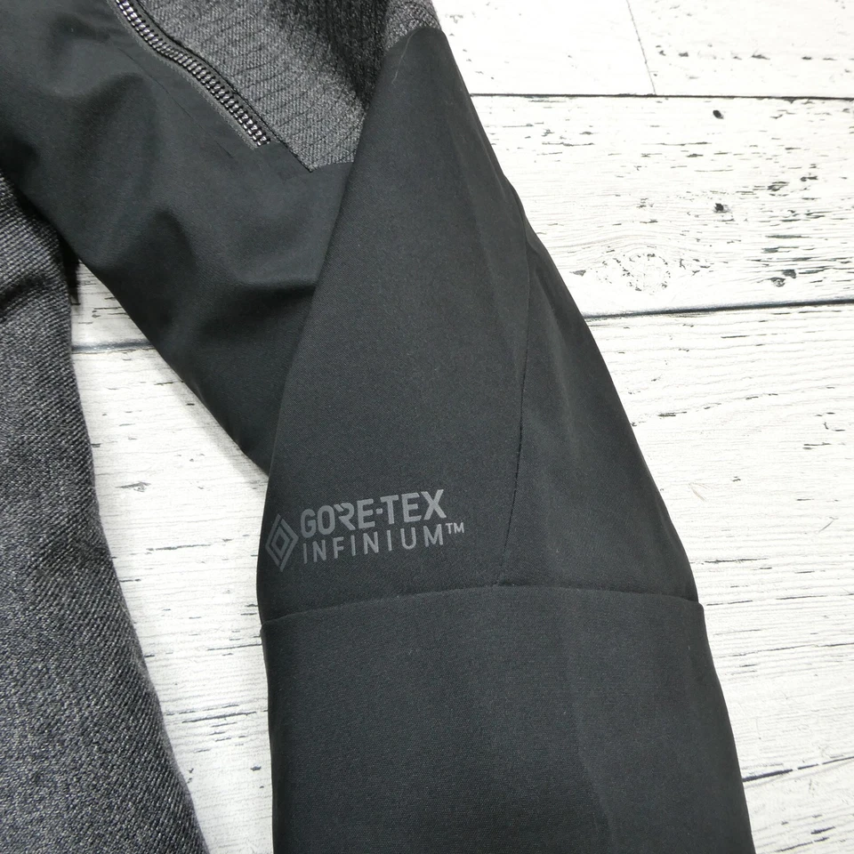 Spyder Gore Jacket Womens Size 8 Black Infinium Hooded Ski Coat Waterproof - Image 1 of 4