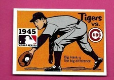 1971 Fleer R.G. LAUGHLIN WORLD SERIES 1945 Tigers v Cubs #43 BLACK BACK NRMT