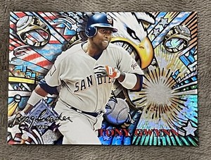 TONY GWYNN 1995 TOPPS STADUIM RING LEADERS INSERT#7 NEAR MINT CONDITION HOF