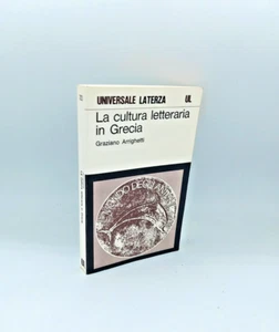 "LA CULTURA LETTERARIA IN GRECIA" G.Arrighetti, Laterza 1989 - 9788842033509 - Picture 1 of 4