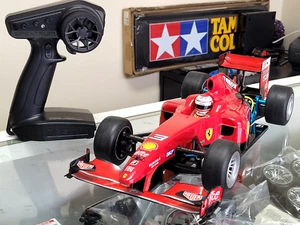 Use Tamiya 1/10 R/C F1 Ferrari F60 F 104 Chassis 58447 Spektrum 2.4Ghz ESC Servo - Picture 1 of 23