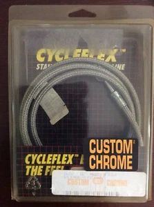 08954 STAINLESS STEEL BRAKE LINE HARLEY, FRONT FITS 84-85 FXWG PLUS 4” OVSTK 51” - Bild 1 von 1