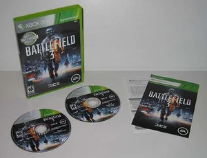 XBOX 360 Battlefield 3 (2 Discs) USED Disc Case Manual Works Great - Picture 1 of 7