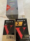 4-Pack Philips Hg 180 3 Hour Vhs Video Cassettes (New / Sealed) & Sony Job Lot