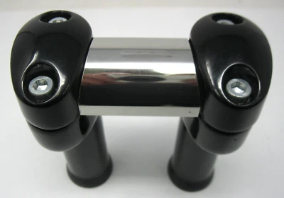 Harley-Davidson OEM 4.5" Gloss Black Risers for 1.25" Handlebars 55856-08 - Imagem 1 de 4