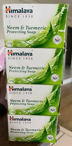 CONFEZIONE DA 4 Sapone da Bar Protettivo Himalaya Neem e Curcuma 125g Cura Naturale della Pelle - Foto 1 di 4