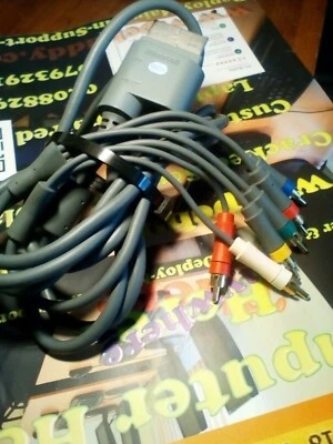 Microsoft X801255-100 Component AV HD Home Video Game Cable for Xbox 360 - Image 1 of 4