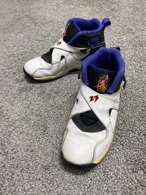 Zapatillas Air Jordan 8 Retro "Three Turba" Blanco/Infrarrojo 23-Negro 305369 142 1 año Foto 1 de 4