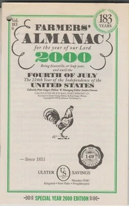 Farmer's Almanac 2000 (cubierta blanda: almanaque, publicidad educativa vintage) 20 - Imagen 1 de 1