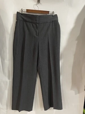 Tagaella Egrofit Womens Gray Stripe Pants Size 12 - Image 1 of 4
