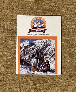 Folleto de esquí ASPEN HIGHLANDS vintage 1988 mapa de senderos COLORADO recuerdo viaje - Imagen 1 de 4