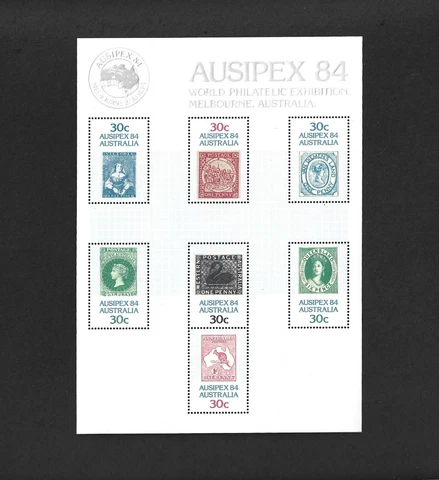 AUSTRALIA - 1984 LARGE "AUSIPEX 84" SOUVENIR SHEET - 2020 SCOTT: $4.00 Cover