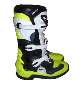 Youth Tech 3S Boots Black Neon US Y-3 Alpinestars size 3 eu 35.5 jpn 22.5 - Picture 1 of 7