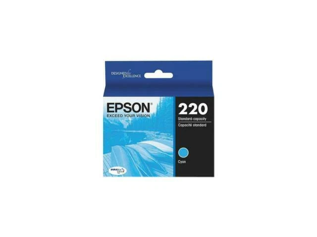 Epson (T220220-S) Cyan Standard Capacity Cartridge Ink for Epson WorkForce WF-2650 - (0010343915596)