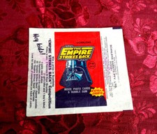 . 1980  SCANLENS STAR WARS THE EMPIRE STRIKES BACK  WAX WRAPPER 