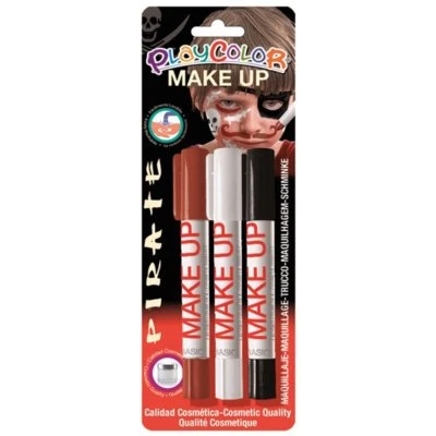 Playcolor 01042 5 g Basic Make Up Pocket Pirate Set Face Paint Stick (Pirates) - Image 1 of 2